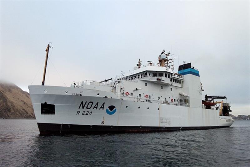 Research Vessel Oscar Dyson leaving Dutch Harbor - photo © Paul Hillman / NOAA Fisheries