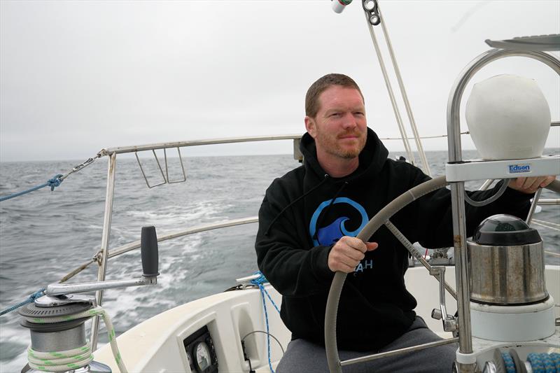 Matt Rutherford aboard his Valiant 42 'Chimera' ahead of the first-ever Solo Unassisted Nonstop Circumnavigation of the Arctic - photo © Ocean Research Project
