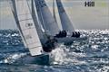 Magpie (G Taylor) and (Triad2020) J Bertrand on Day 3 of the Etchells Australasian Championship at Mooloolaba © Keynon Sports Photos