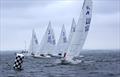 The start of race two in the 2025 East Gippsland Etchells Championship © Jeanette Severs