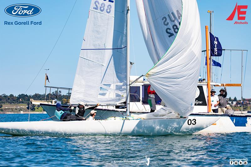 Jukes of hazzard take Race 2 - Etchells Victorian State Championship 2022 - photo © Nic Douglass @sailorgirlhq