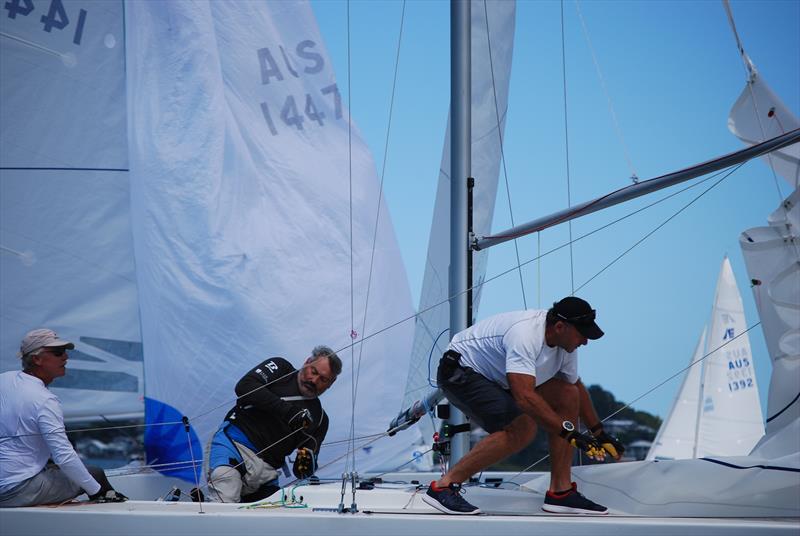 Etchells 2023 NSW Championship day 2 photo copyright Glen Hickey taken at Gosford Sailing Club and featuring the Etchells class