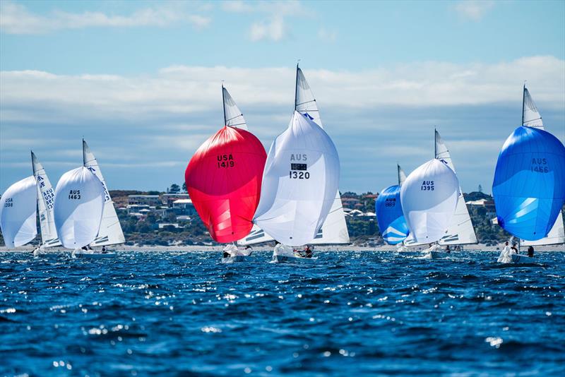 the 2024 Bill Steele Regatta in Fremantle Day 3 photo copyright Jordan Roberts, Down Under Sail taken at Royal Freshwater Bay Yacht Club and featuring the Etchells class