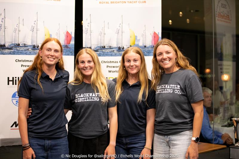 All female team - Carabella IV - Etchells World Championship 2025 - photo © Nic Douglass @sailorgirlHQ