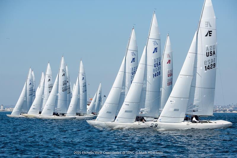 2025 Bill Bennett Cup photo copyright Mark Albertazzi taken at San Diego Yacht Club and featuring the Etchells class