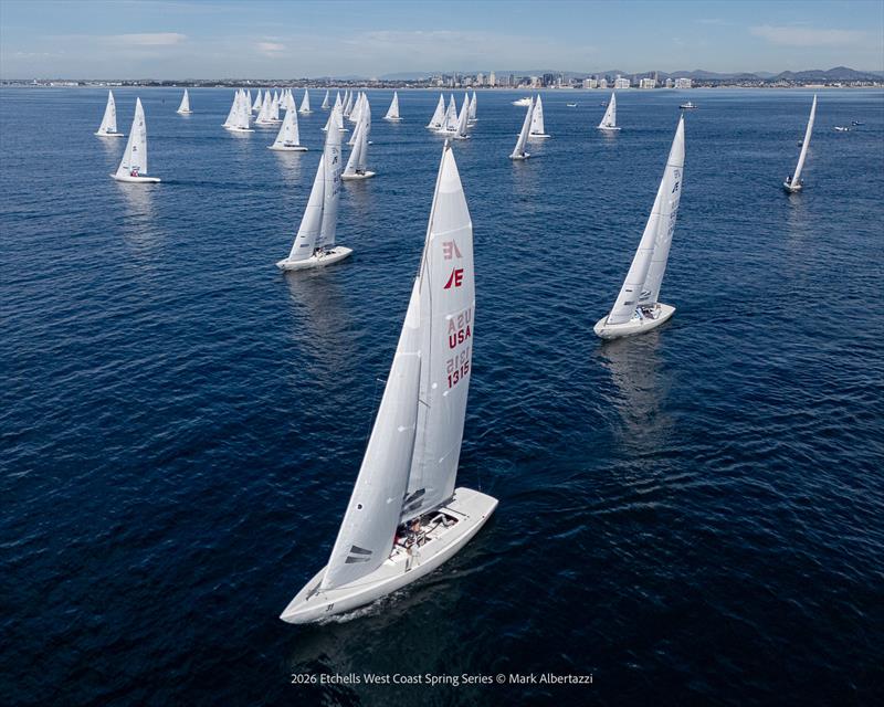 2026 Bill Bennett Cup - 2026 Etchells West Coast Spring Series photo copyright Mark Albertazzi taken at San Diego Yacht Club and featuring the Etchells class