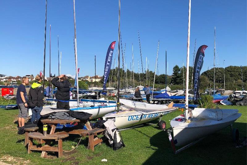 Europe class Open and Youth Championships at Stokes Bay photo copyright SBSC taken at Stokes Bay Sailing Club and featuring the Europe class