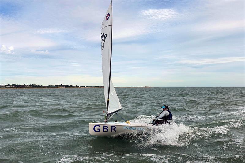 Mandy Horton - Europe class UK National Championships at Stokes Bay - photo © Paul Gardener