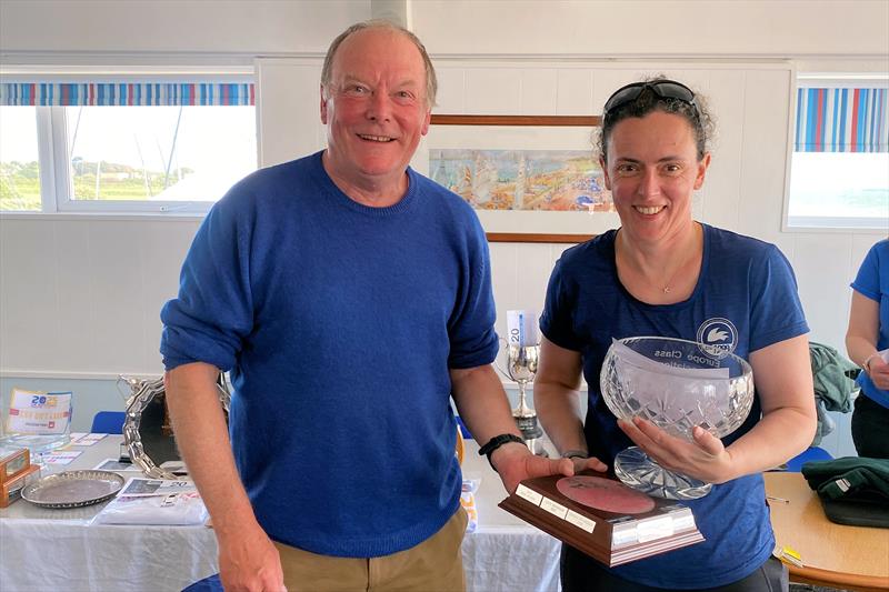 Sue Ogg, Ladies Champion - Europe class UK National Championships at Stokes Bay - photo © Ben Harris