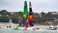 Spain digs in allowing Australia to pass ahead and go on to wing the Final - ITM New Zealand SailGP - January 19,2025uary © Richard Gladwell - Sail-World.com/nz