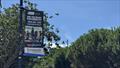 The blimp is positioned over the Grandstand and SailGP spectator area - making an obvious reference point - July 2025 © Richard Gladwell - Sail-World.com / nz