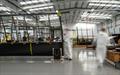 SailGP Team Australia's new wing is worked on at SailGP Technologies -  Southampton - July 2025 © Jason Ludlow/SailGP