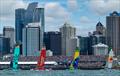 The extended Grandstand will take an extra 3,000 fans per day in SailGP Auckland in February 2026 © Felix Diemer/SailGP