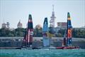 Denmark, Italy and Spain -  Practice Day -  DP World Spain Sail Grand Prix -  Cadiz, Spain - October 3, 2025 © Ricardo Pinto/SailGP