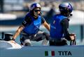 Maelle  Frascari, Ruggero Tita - Italy -  Practice Day -  DP World Spain Sail Grand Prix -  Cadiz, Spain - October 3, 2025 © Felix Diemer/SailGP