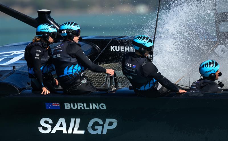 New Zealand SailGP Team - Race Day 2 of the ITM New Zealand Sail Grand Prix in Christchurch, 24th March  photo copyright Ricardo Pinto / SailGP taken at Naval Point Club Lyttelton and featuring the F50 class