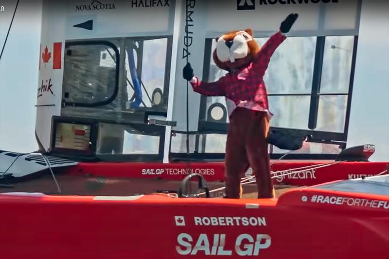 Justine Beaver at the helm of Canada SailGP's F50 in Halifax - June 2024 photo copyright SailGP taken at Halifax River Yacht Club and featuring the F50 class