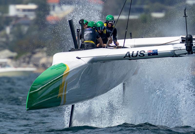 Australia SailGP team - Race Day 1 - KPMG Australia Sail Grand Prix - Sydney, Australia - February 8, 2025 - photo © Felix Diemer/SailGP