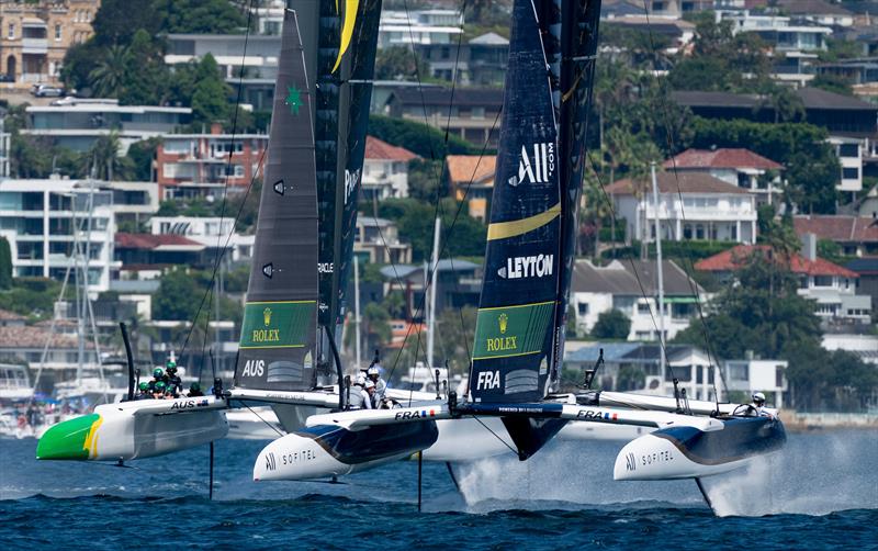 France SailGP team - Race Day 1 - KPMG Australia Sail Grand Prix - Sydney, Australia - February 8, 2025 - photo © Bob Martin/SailGP