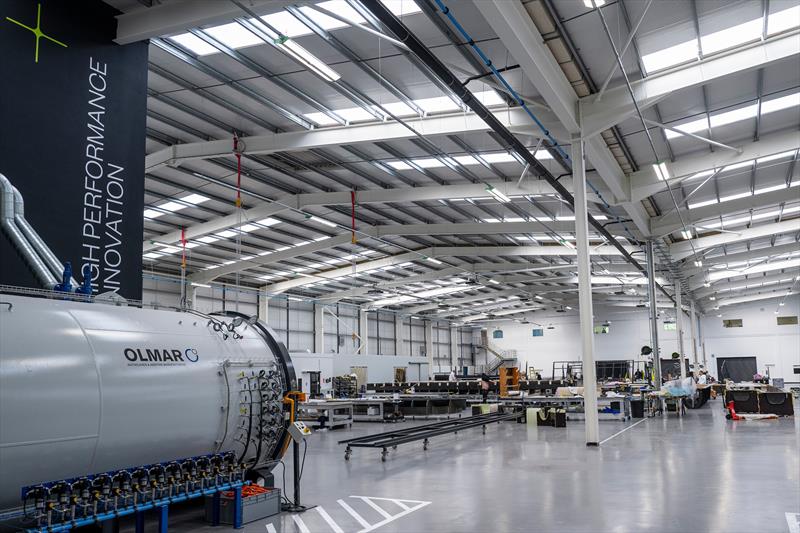 SailGP Team Australia's new wing is worked on at SailGP Technologies -  Southampton - July 2025 photo copyright Jason Ludlow/SailGP taken at Royal New Zealand Yacht Squadron and featuring the F50 class