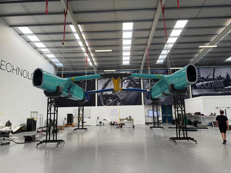 Mubadala Brazil tested and ready for the France SailGP - SailGP Technologies, Southampton - September 6, 2025 photo copyright SailGP Technologies taken at Société Nautique de Saint-Tropez and featuring the F50 class