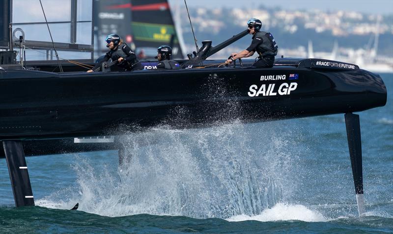 New Zealand -  Day 2 -  DP World Spain Sail Grand Prix -  Cadiz, Spain - October 5, 2025 photo copyright Felix Diemer/SailGP taken at Real Club Náutico de Cádiz and featuring the F50 class