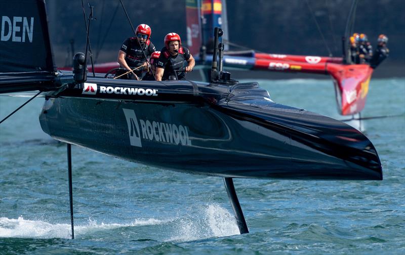 Denmark -  Day 2 -  DP World Spain Sail Grand Prix -  Cadiz, Spain - October 5, 2025 photo copyright Felix Diemer/SailGP taken at Real Club Náutico de Cádiz and featuring the F50 class