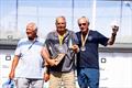 Legends 1 NZL 9 Rob COUTTS 2 NED 2 Wouter MOLENAAR 3 FRA 86 Christophe JEAN - Finn World Masters in Medemblik © Robert Deaves / www.robertdeaves.uk
