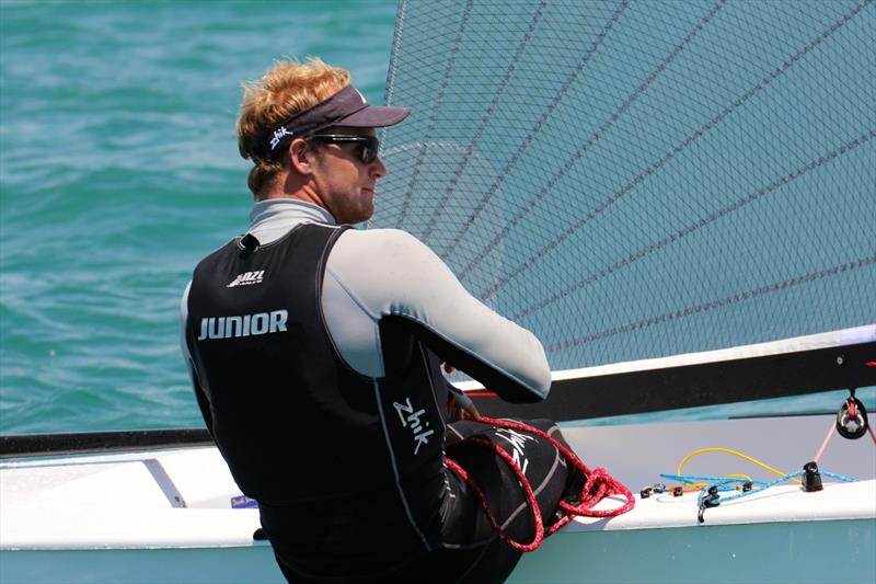 Josh Junior at the Finn Gold Cup in New Zealand - photo © Robert Deaves