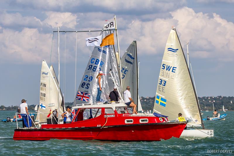 2017 Opel Finn Gold Cup at Lake Balaton photo copyright Robert Deaves taken at Spartacus Sailing Club and featuring the Finn class