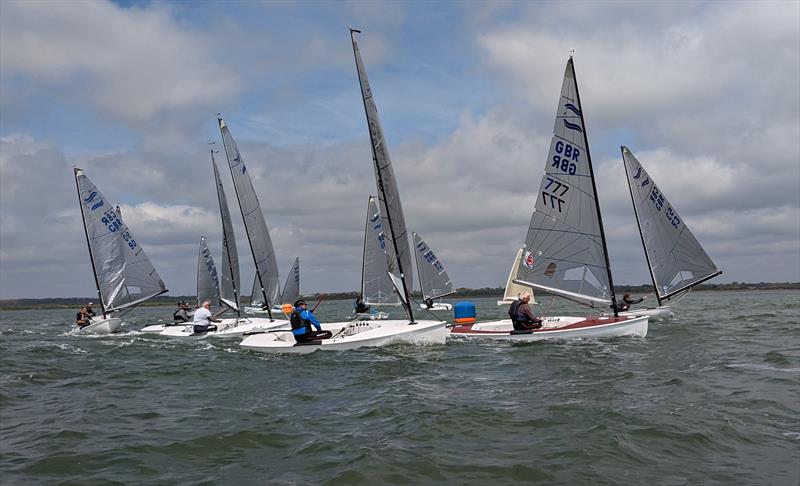 Finn Masters 2023 at Keyhaven photo copyright Alex Pepper taken at Keyhaven Yacht Club and featuring the Finn class