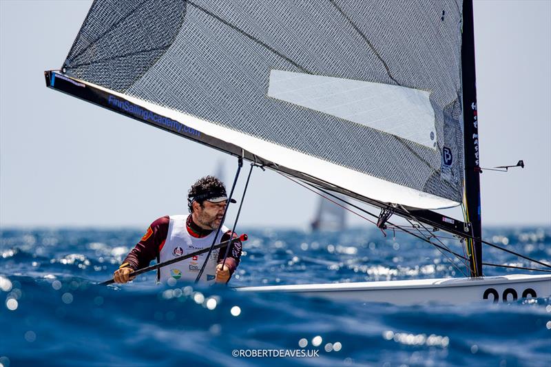 2024 Finn World Masters Day 2: Filipe Silva - photo © Robert Deaves / www.robertdeaves.uk