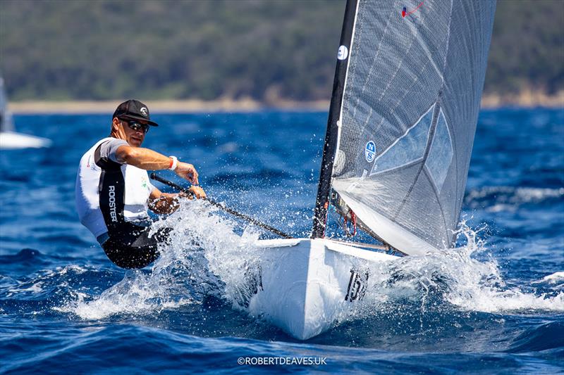 Peter Peet, NED - 2024 Finn World Masters photo copyright Robert Deaves taken at Centro Velico Punta Ala and featuring the Finn class