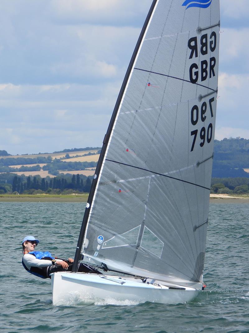 Winner of the Bosham Finn Open 2024 - Nick Craig (Burghfield Sailing Club) photo copyright Greg Grant taken at Bosham Sailing Club and featuring the Finn class