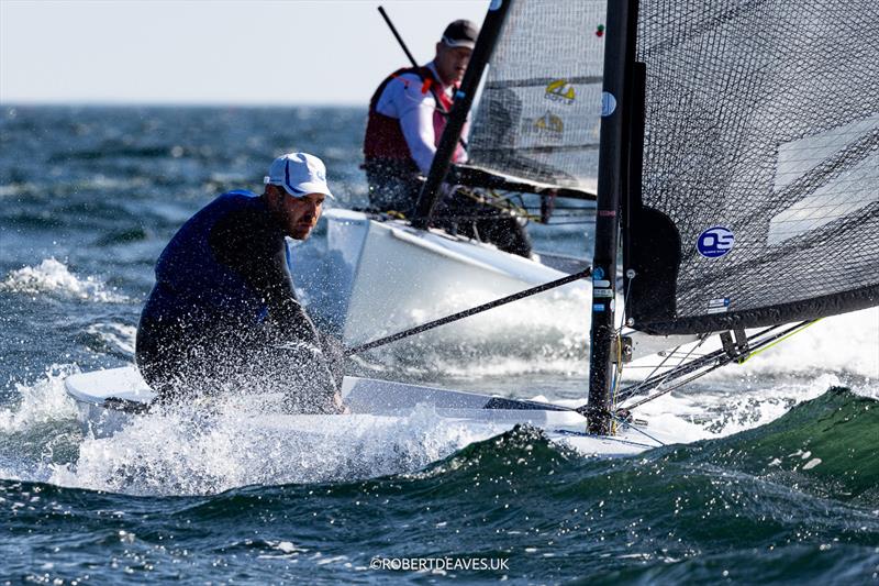 Alessandro Marega, ITA - 2024 Finn Gold Cup day 5 photo copyright Robert Deaves taken at Sailing Aarhus and featuring the Finn class