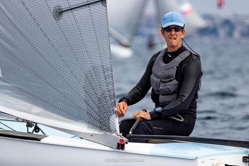 Nick Craig (GBR) on day 4 of the 2024 Finn Open European Championship - photo © Robert Deaves / www.robertdeaves.uk