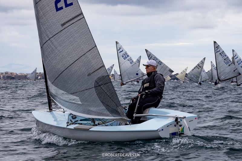 Paul McKenzie (AUS) on day 4 of the 2024 Finn Open European Championship - photo © Robert Deaves / www.robertdeaves.uk