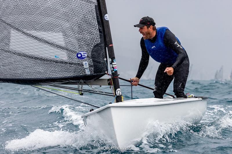 Alessandro Marega (ITA) wins the 2024 Finn Open European Championship photo copyright Robert Deaves / www.robertdeaves.uk taken at Yacht Club de Cannes and featuring the Finn class