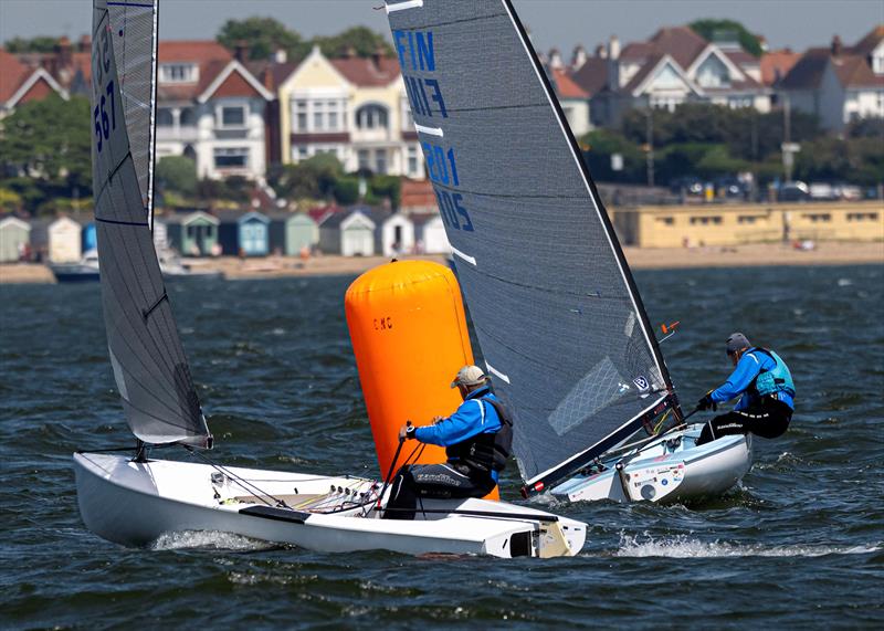 Finn UK Masters at Thorpe Bay photo copyright David Maynard / www.alleycatphotographer.com taken at Thorpe Bay Yacht Club and featuring the Finn class