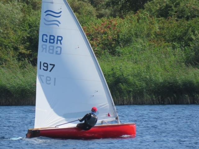 Peter Vinton's Fairey Finn during the CVRDA National Rally at Bowmoor photo copyright Pat Jones taken at Bowmoor Sailing Club and featuring the Finn class