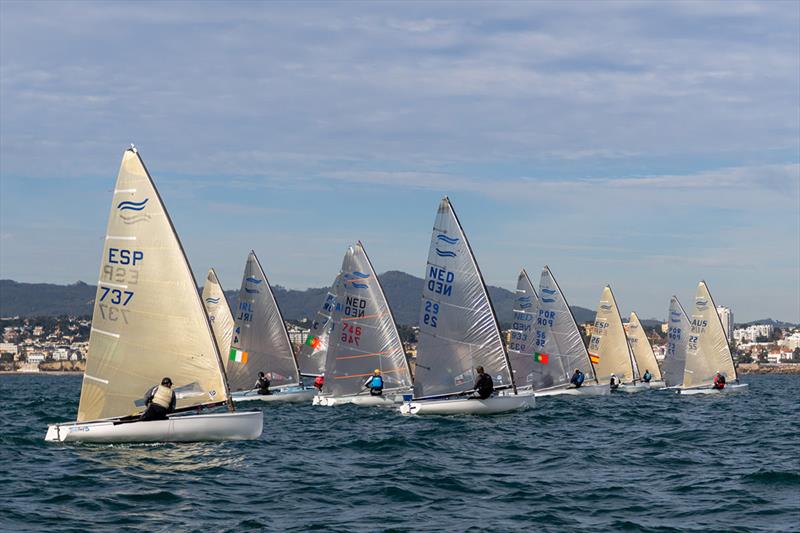 Finn racing in Cascais - photo © Robert Deaves / www.robertdeaves.uk