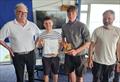 Jack McNaughton and Olin Bateman win the youth trophy - Fireball Irish National Championship at Tralee Bay © Frank Miller