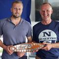 Brian Jones (R) and Ed Hynes, second in silver fleet - Fireball Irish National Championship at Tralee Bay © Frank Miller