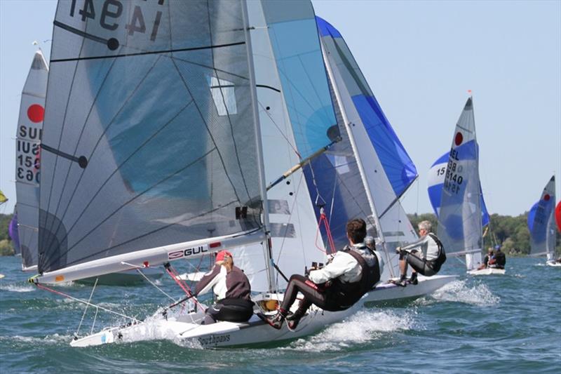 Fireball World Championship at Pointe Claire YC photo copyright Urs Haerdi taken at Pointe Claire Yacht Club and featuring the Fireball class