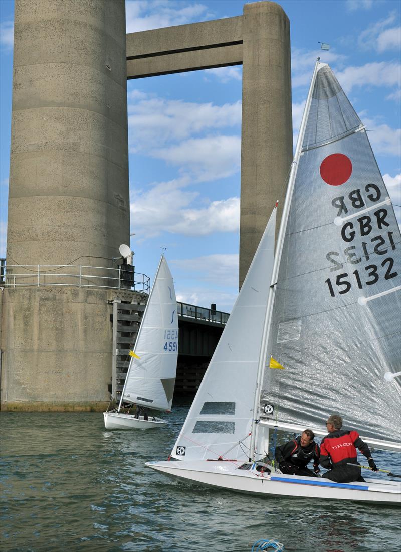 IOS Round The Island Race photo copyright Nick Champion / www.championmarinephotography.co.uk taken at Isle of Sheppey Sailing Club and featuring the Fireball class