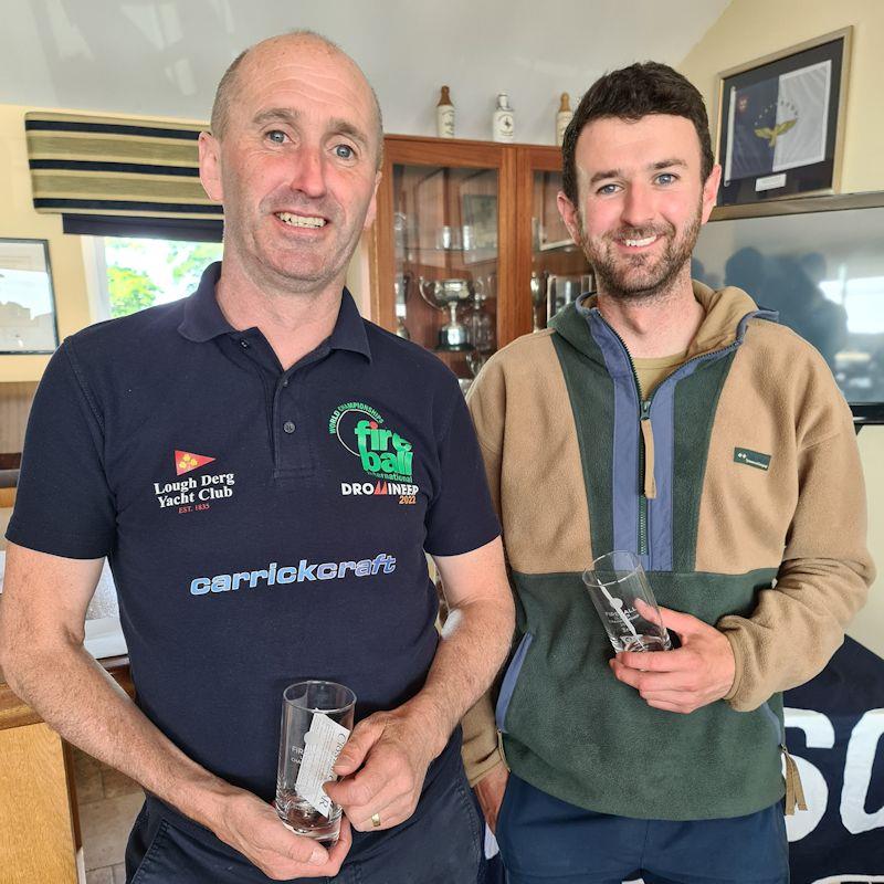 3rd place, Ossian Geraghty and Adrian Lee - Fireball Ulster Championship at Newtownards - photo © Frank Miller