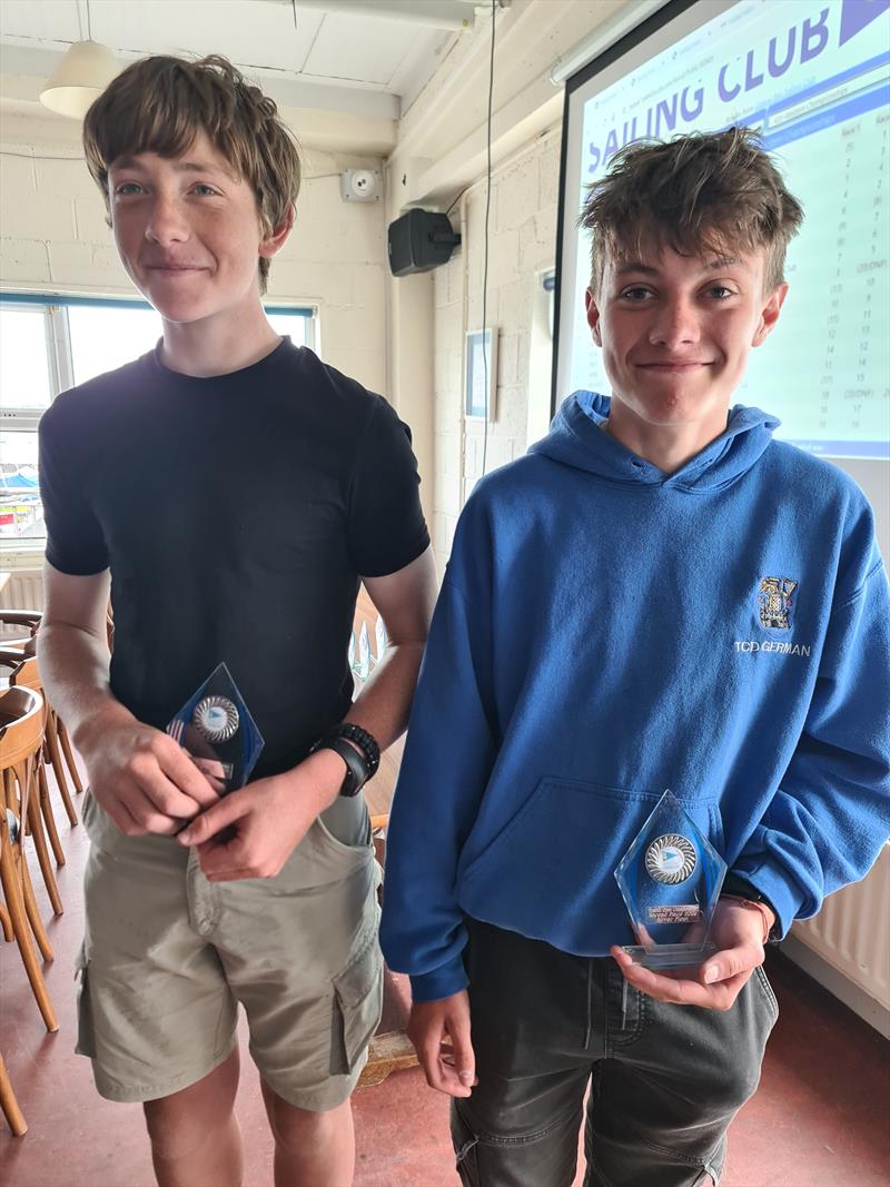 Oilin Bateman and Conor Kelly finish 2nd in the Silver fleet at the Irish Fireball Championship at Galway Bay photo copyright Frank Miller taken at Galway Bay Sailing Club and featuring the Fireball class