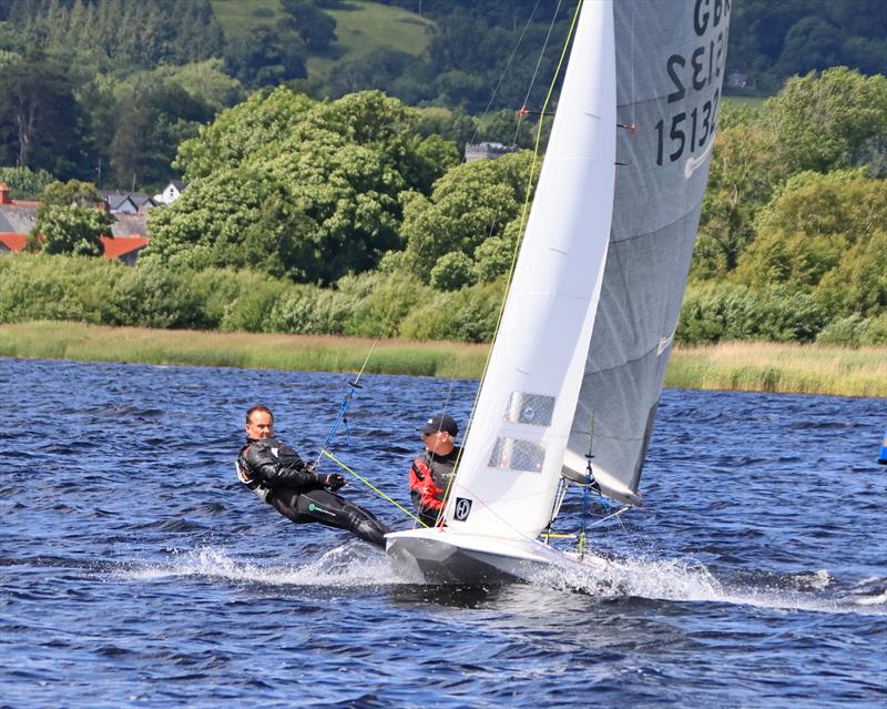 Bala Long Distance weekend 2024 photo copyright John Hunter taken at Bala Sailing Club and featuring the Fireball class