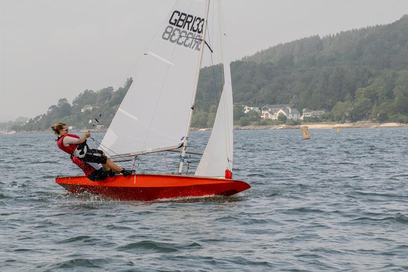 Girls on a trapeze act 3, Ellie Rowand on the Fireball - Kippford Week at Solway photo copyright Margaret Purkis taken at Solway Yacht Club and featuring the Fireball class
