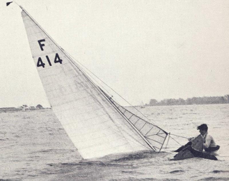 Those who spoke against the use of the Firefly at Torquay may have had a point, for a capsize could well be a race ending event (event for one as committed as the young Vernon Stratton, seen here in Chichester Harbour photo copyright Henshall taken at  and featuring the Firefly class